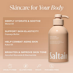 Monoi oil ingredient highlights deep hydration for refreshed skin.