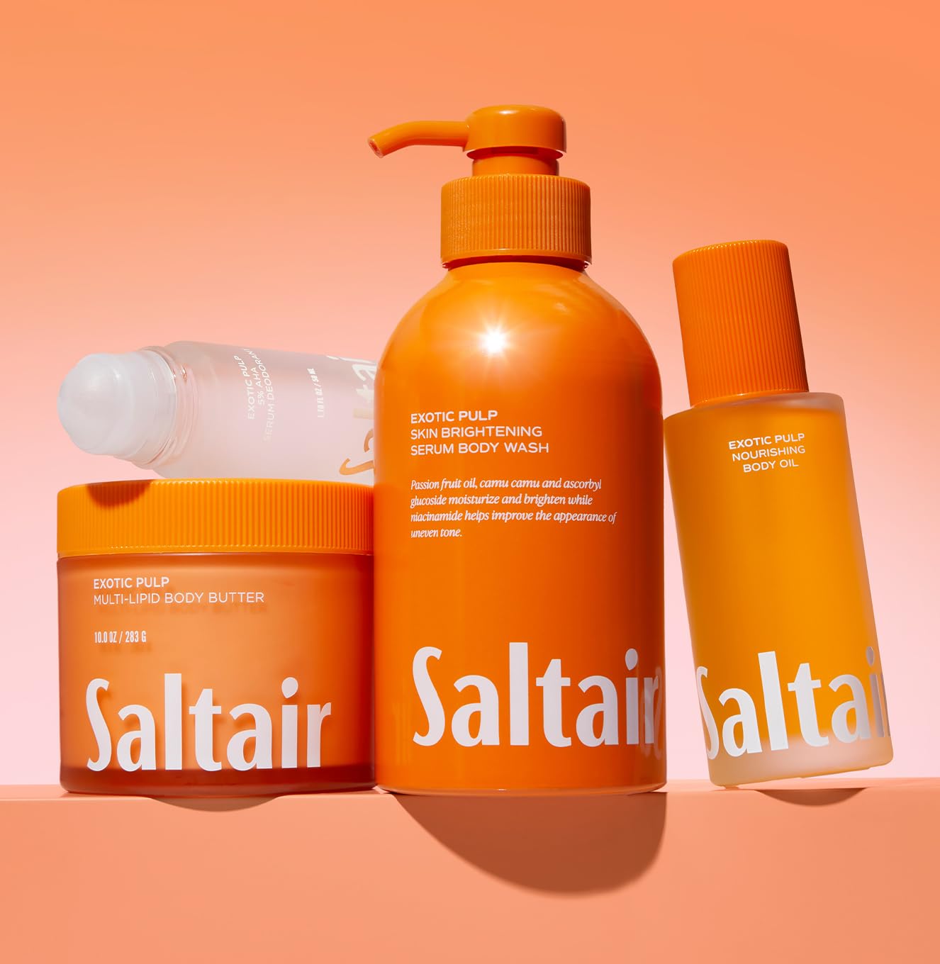 Saltair packaging of 10oz jar highlighting value and eco-friendly claims.