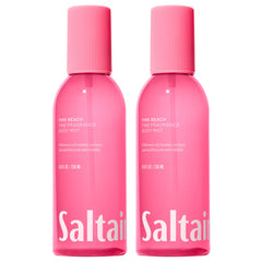 Saltair Pink Beach Body Mist bottle for day-long refreshment on skin and fabric
