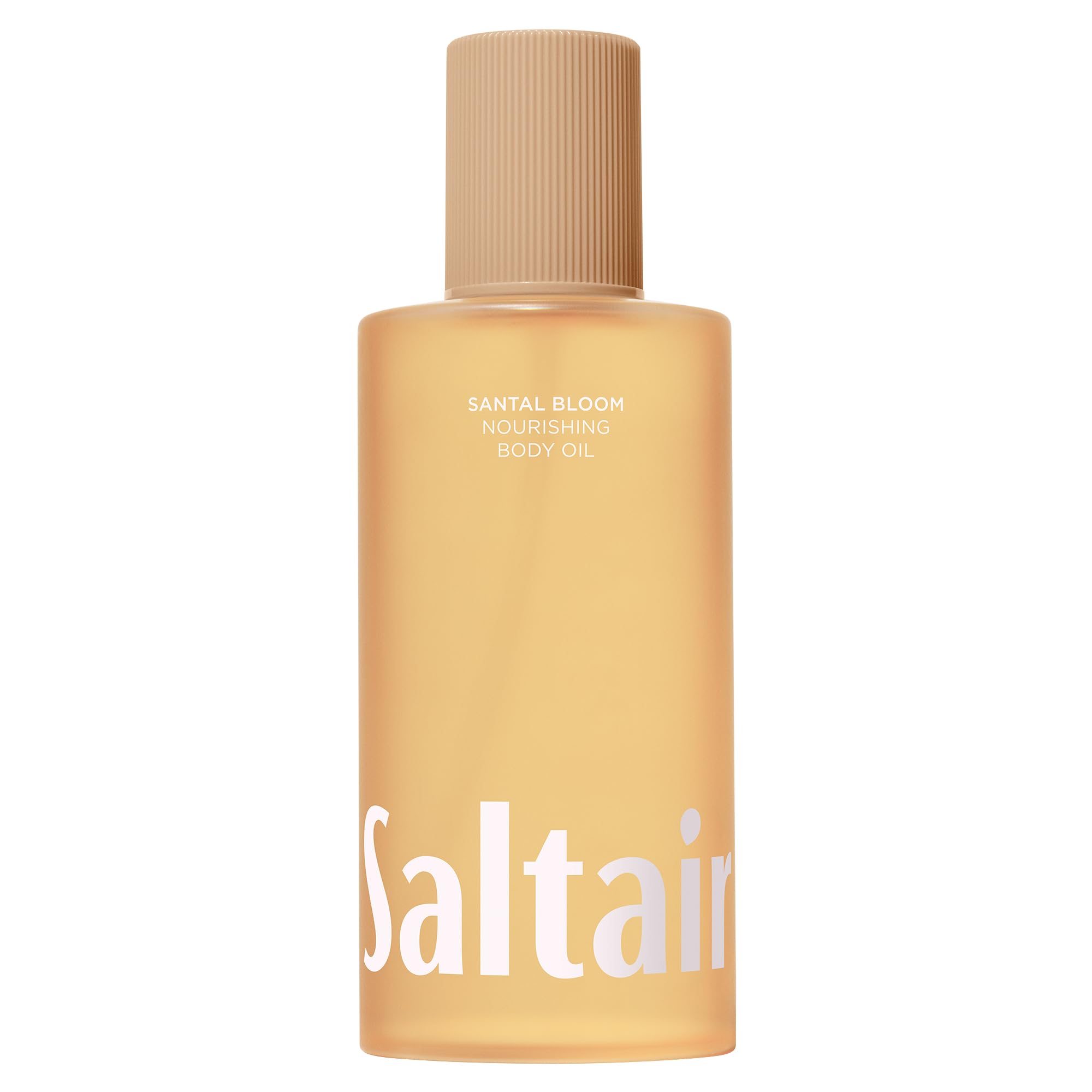 Saltair Santal Bloom bottle pour reveals silky hydration after shower