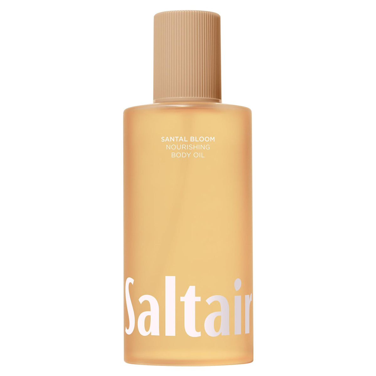 Saltair Santal Bloom bottle pour reveals silky hydration after shower