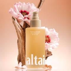 Saltair Santal Bloom texture close-up shows silky, non-greasy feel