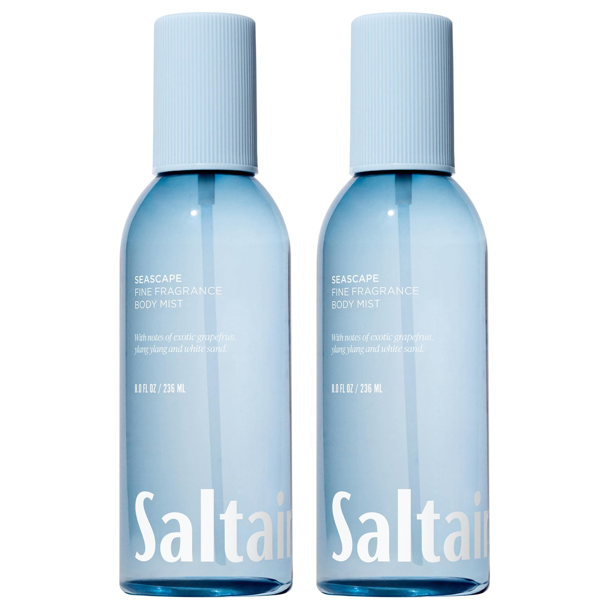 Saltair Seascape Body Mist 2-pack bottle front view for a quick refreshing scent