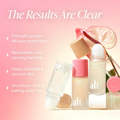 Saltair Serum Roll-On close-up showing quick-dry, residue-free formula.