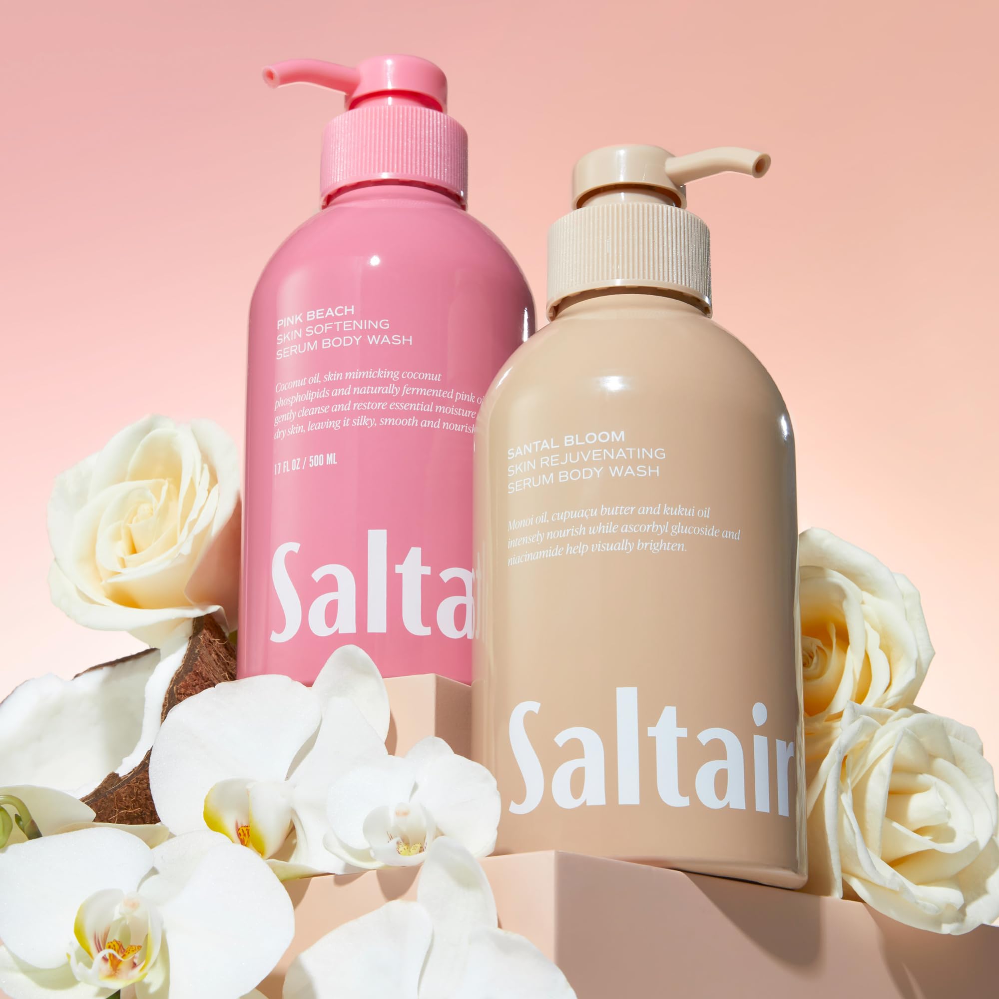 Saltair signature scents duo packaging showcasing two fragrance options.