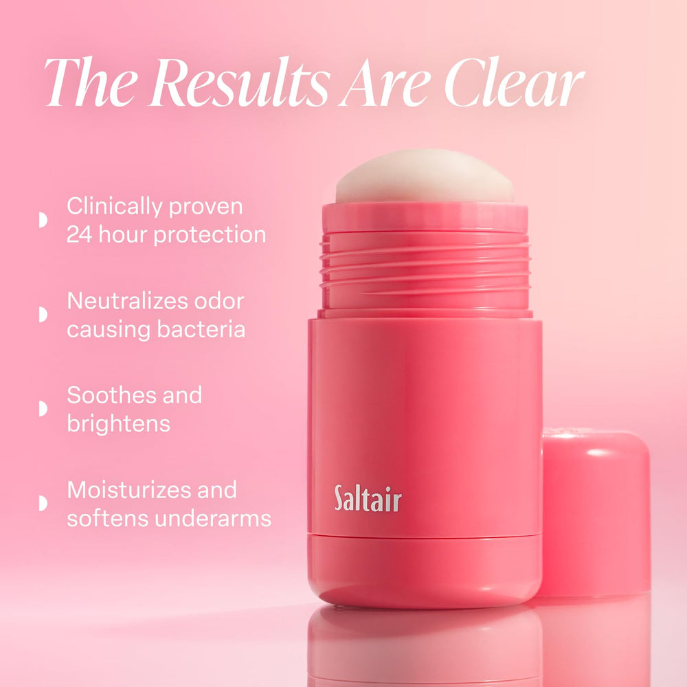 Saltair Skincare Deodorant Pink Beach fragrance evokes island warmth while staying subtle all day.