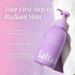 Saltair two-pack bottles ready for sharing, convenient for bathroom or gym.