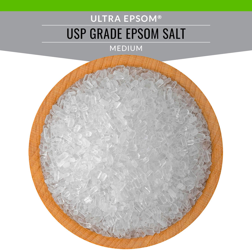 SaltWorks cuidado de la piel con sal de magnesio, ayuda a suavizar áreas secas.