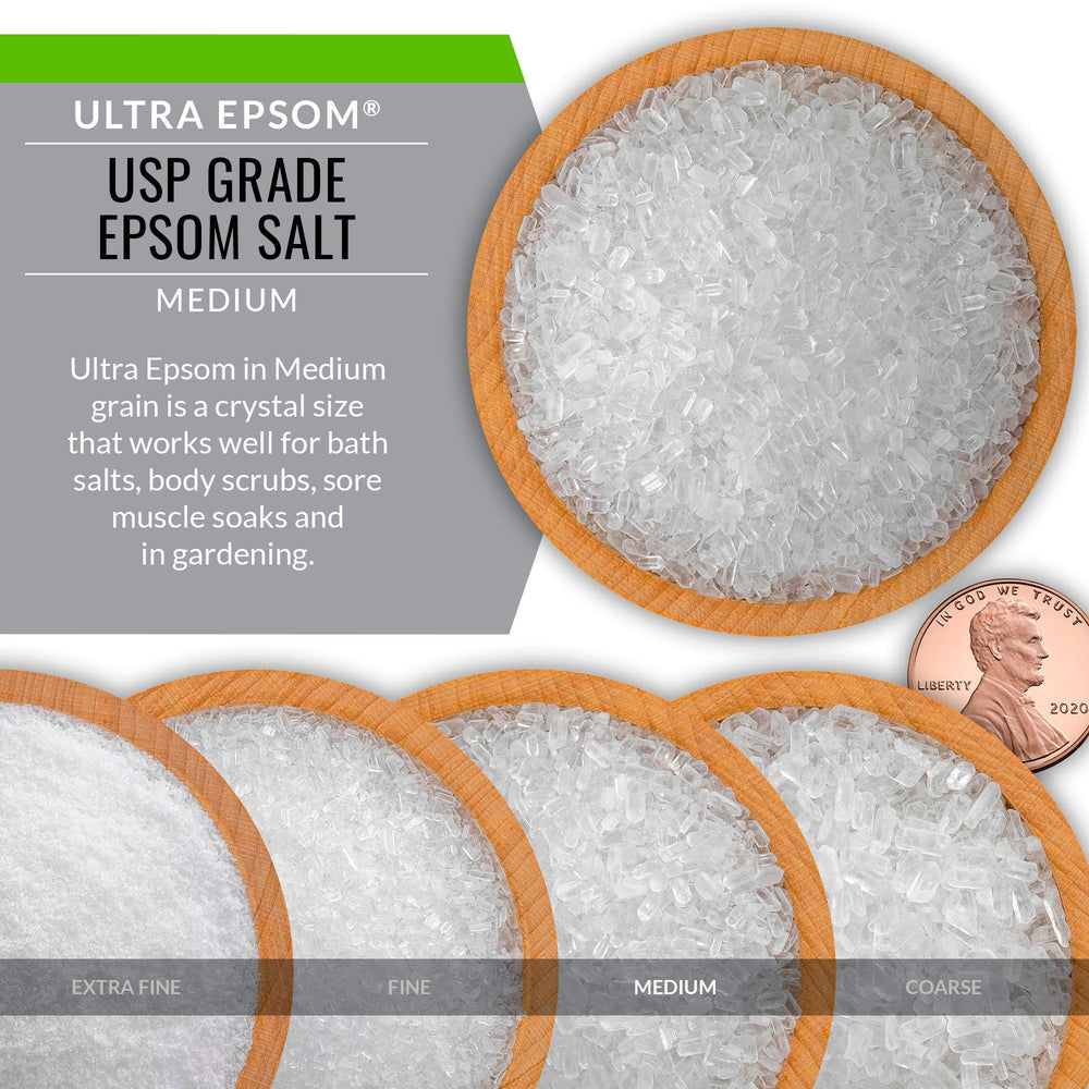 SaltWorks disolución rápida, listo para usar en minutos durante el baño.