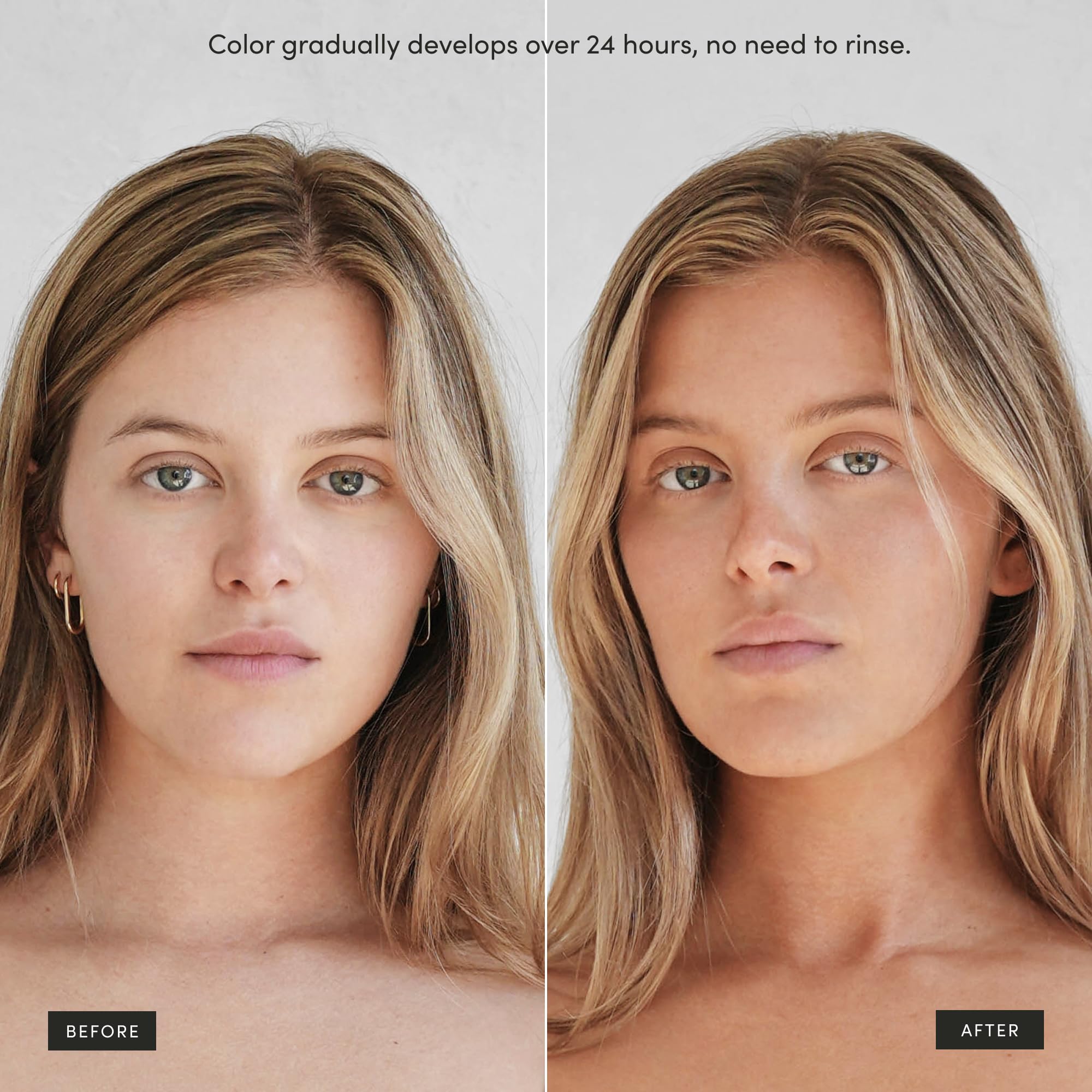 SALTYFACE Tanning Water absorbs quickly for a transfer-free finish.