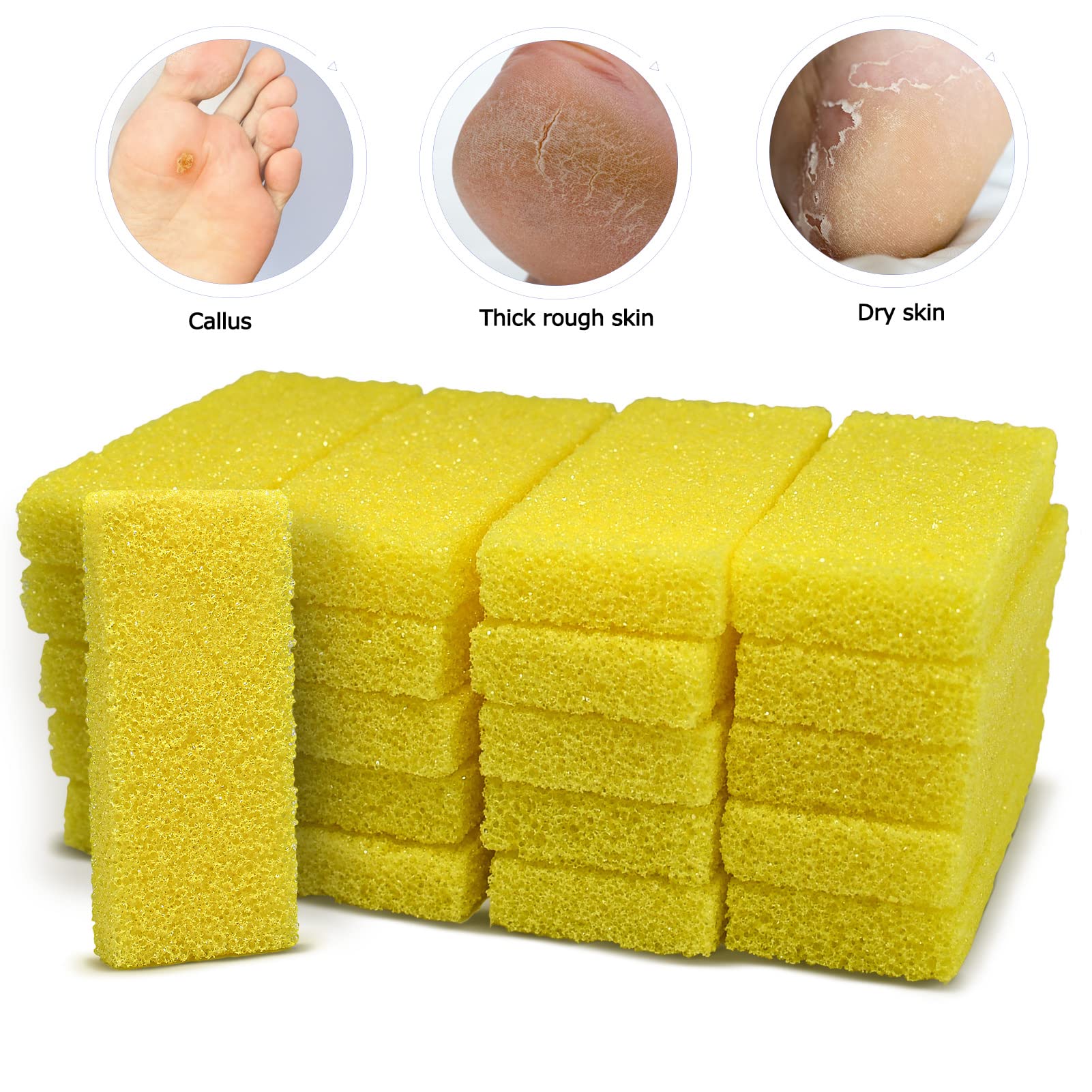 Single-use SALVMARY foot scrubber pads support hygienic professional-style pedicures