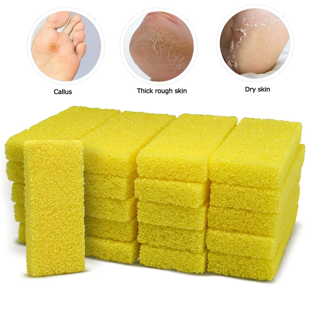 Single-use SALVMARY foot scrubber pads support hygienic professional-style pedicures
