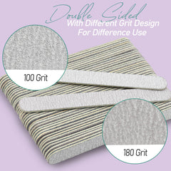 SALVMARY portable 5-inch nail file perfect for travel touch-ups