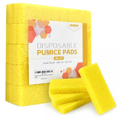 SALVMARY disposable foot scrubber pads pack for hygienic pedicures at home