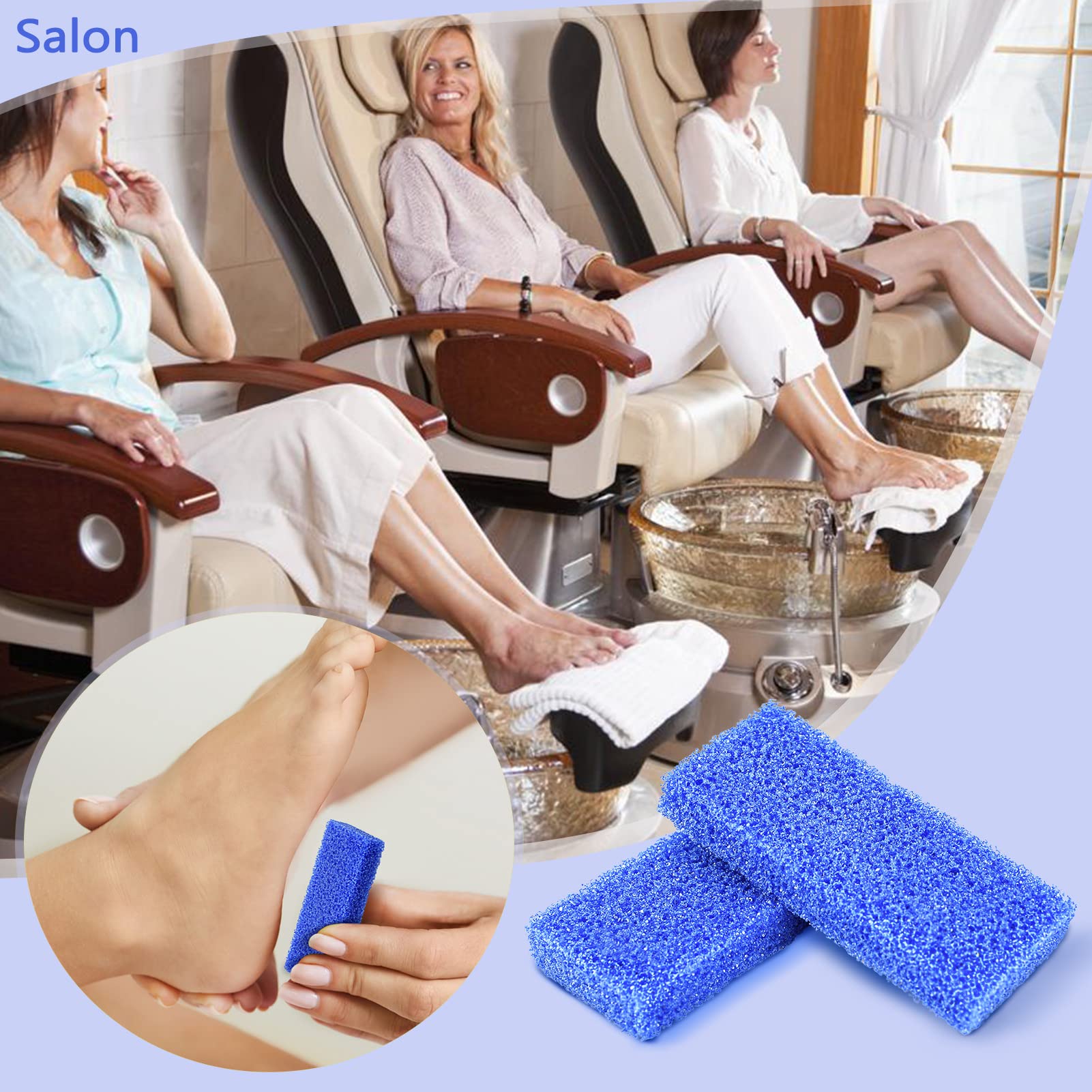 SALVMARY hygienic single-use design highlighted for clean foot care
