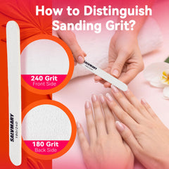 SALVMARY rounded-top nail files reduce risk of injury