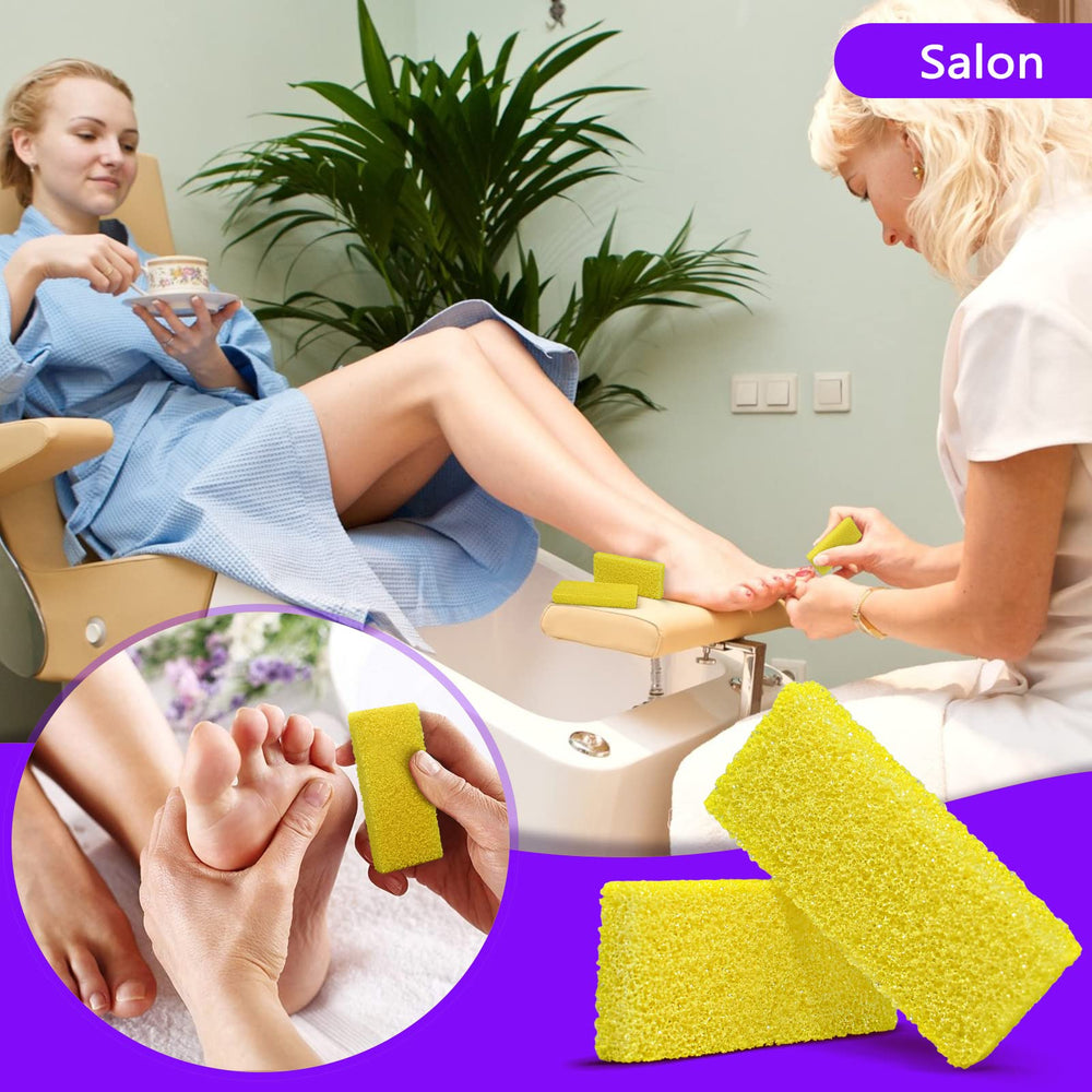 Premium glass pumice material used in SALVMARY pads for natural exfoliation
