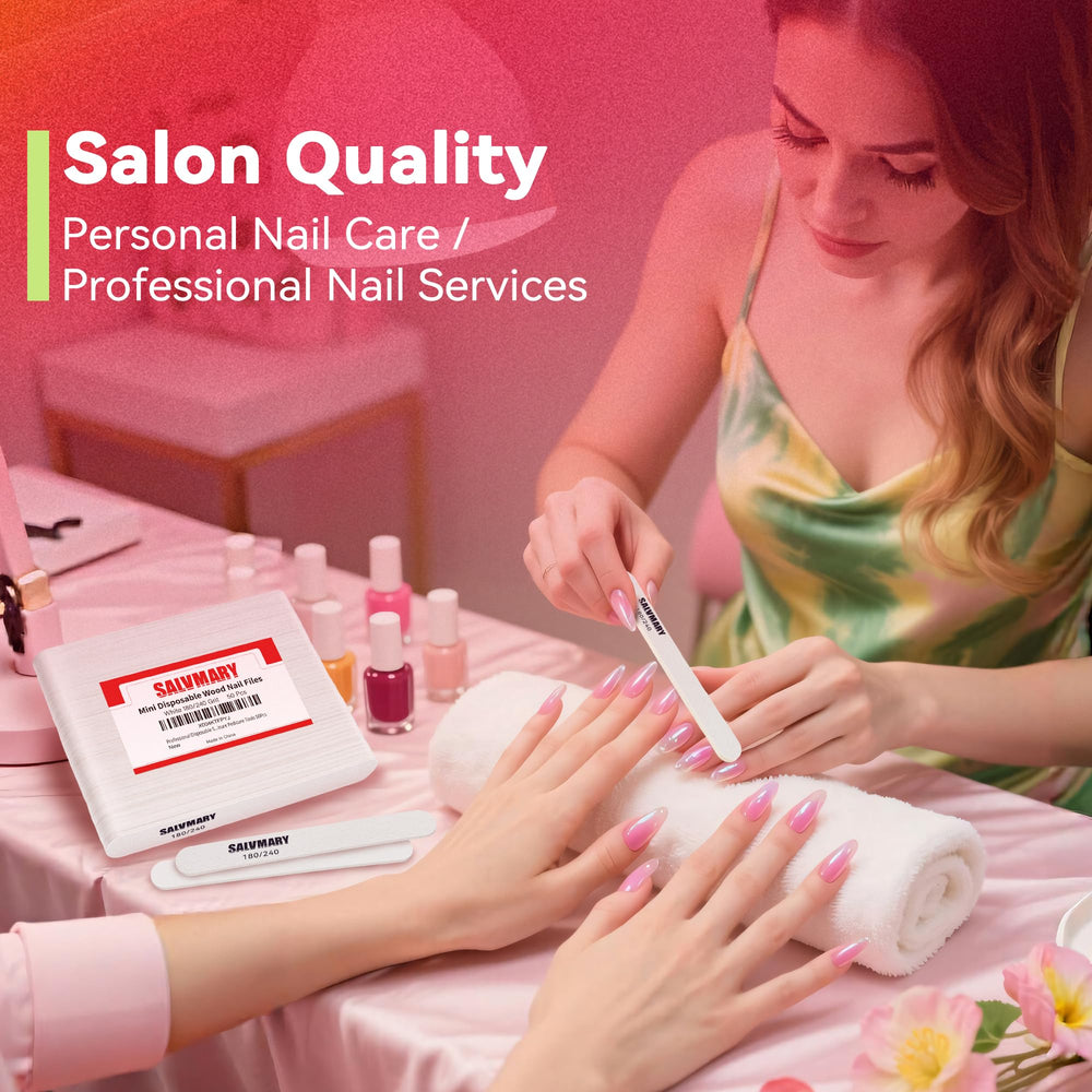 SALVMARY nail files set for salon and home use