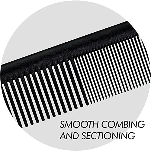 Sam Villa Signature carbon-fiber comb withstands heat up to 450F for safer styling