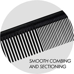 Sam Villa Signature carbon-fiber comb withstands heat up to 450F for safer styling