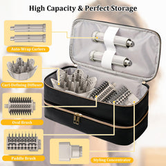 Sambois Shark Flex Style travel case interior layout for organized accessories.
