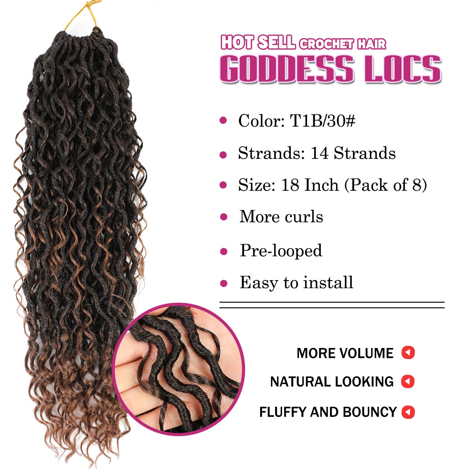 SAMBRAID 8-pack crochet kit provides quick install options.