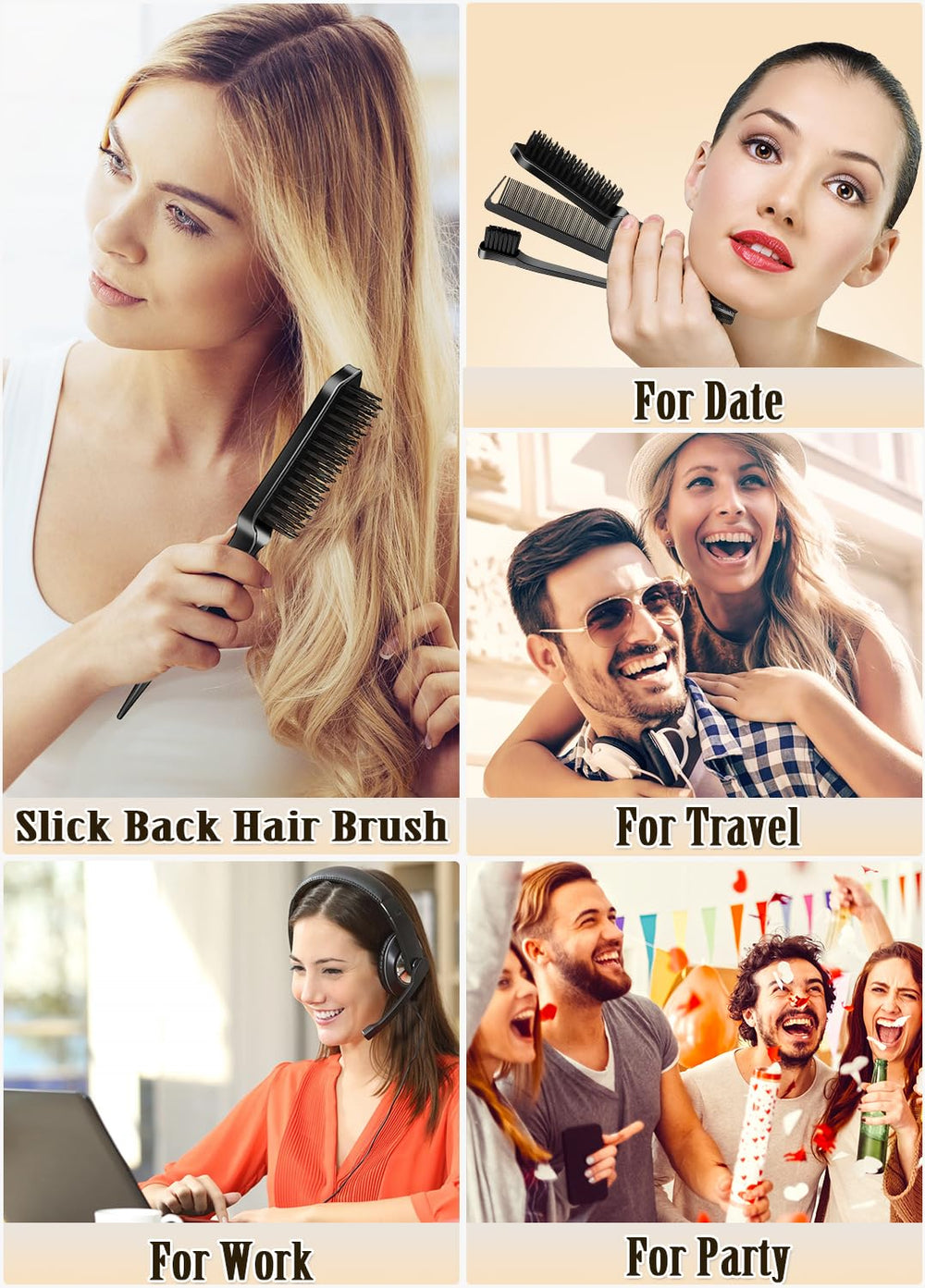 Samnyte accesorios peinado para niñas y mujeres.