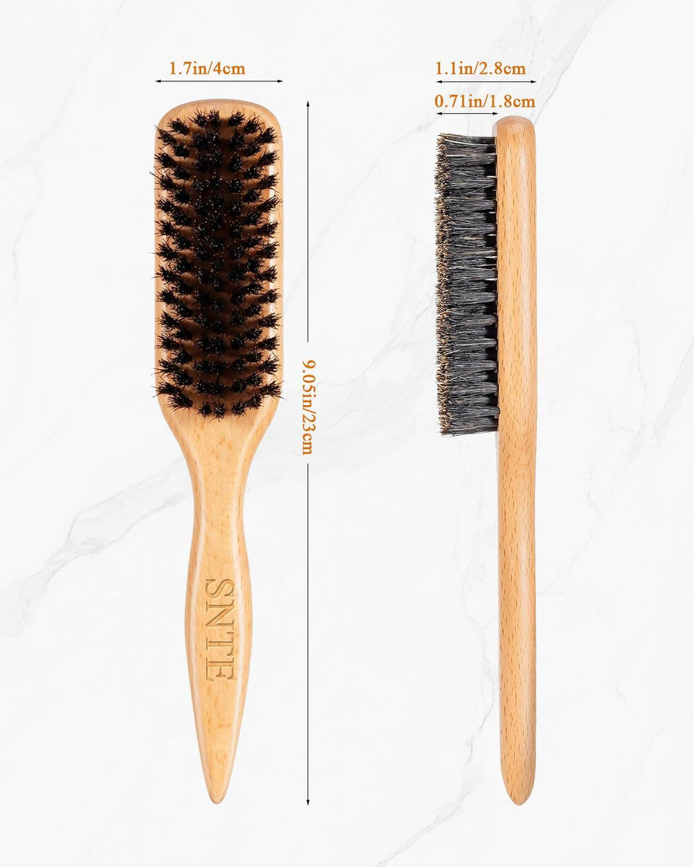 Samnyte comb cleaning tool to remove hair after use.