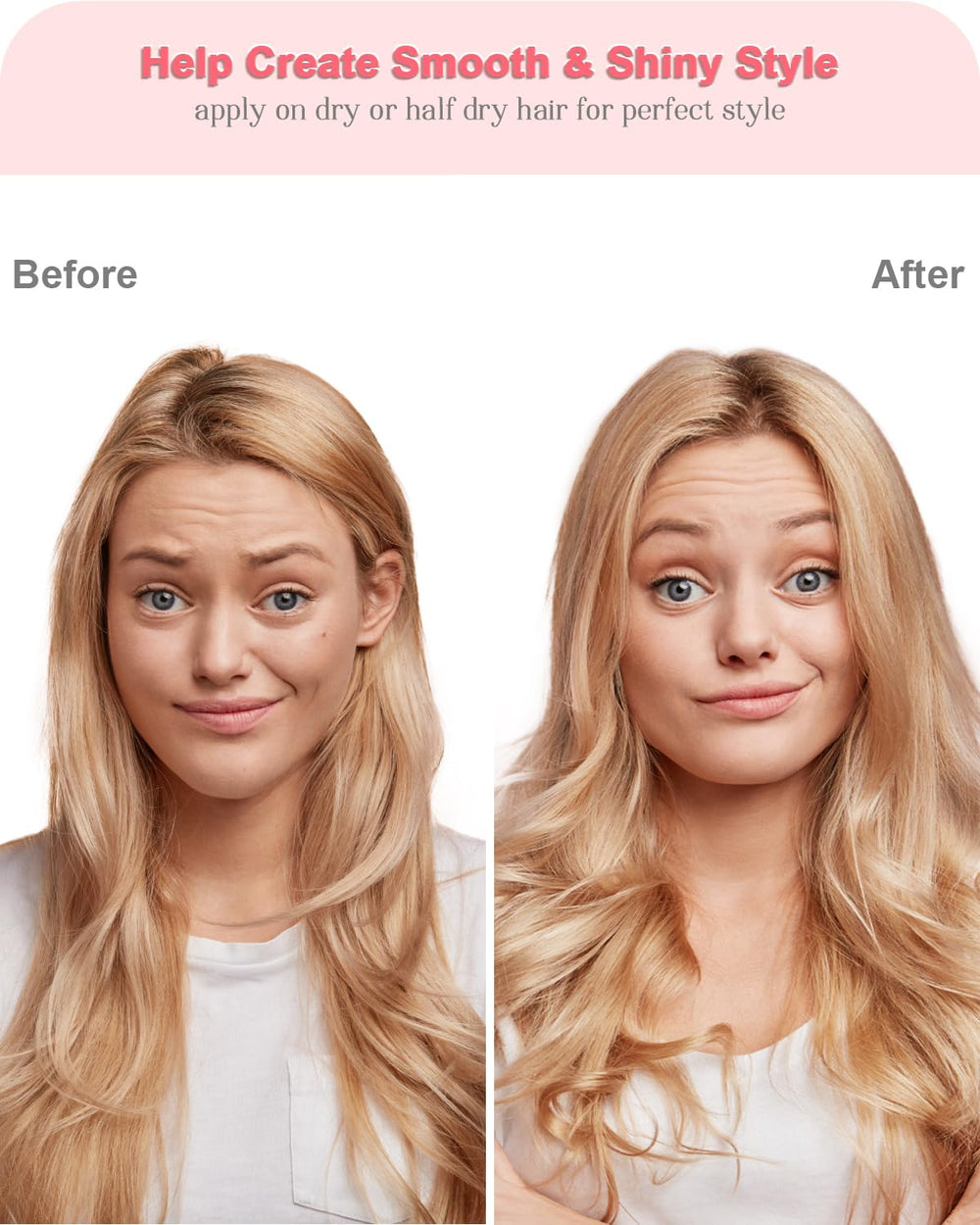Samnyte 4 en 1 brillo-satinado, cabello con brillo saludable