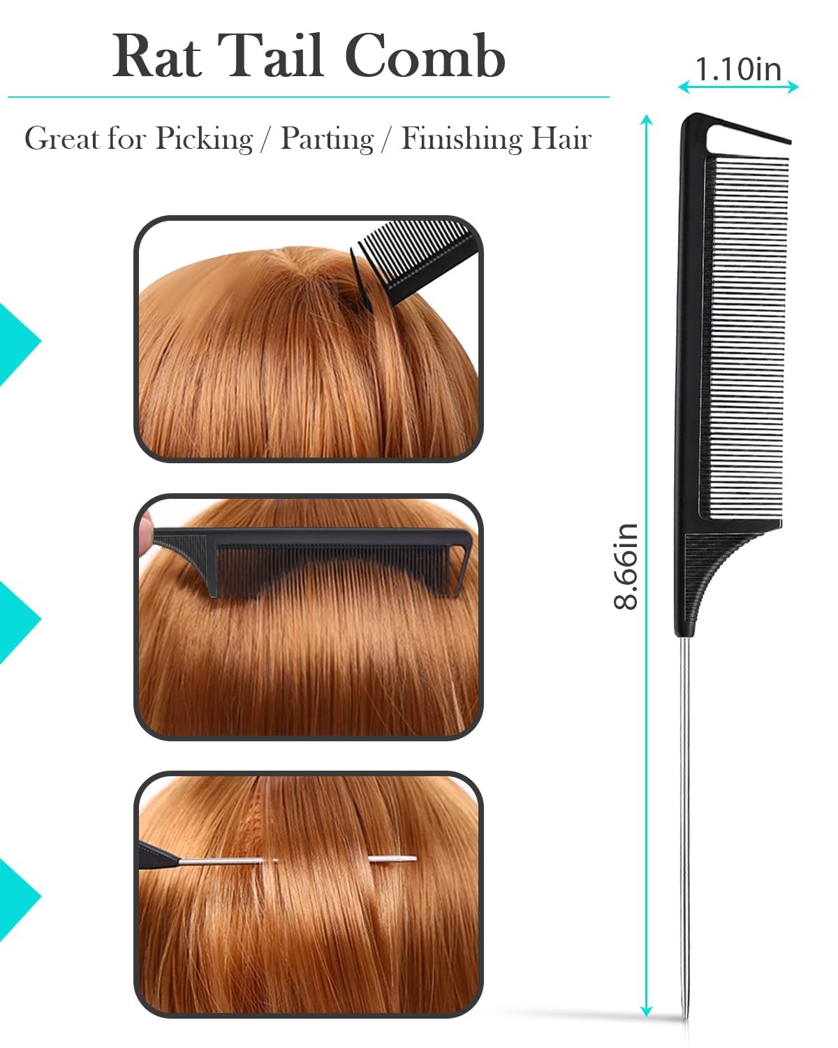 Samnyte frizz control and shine for a smooth finish.