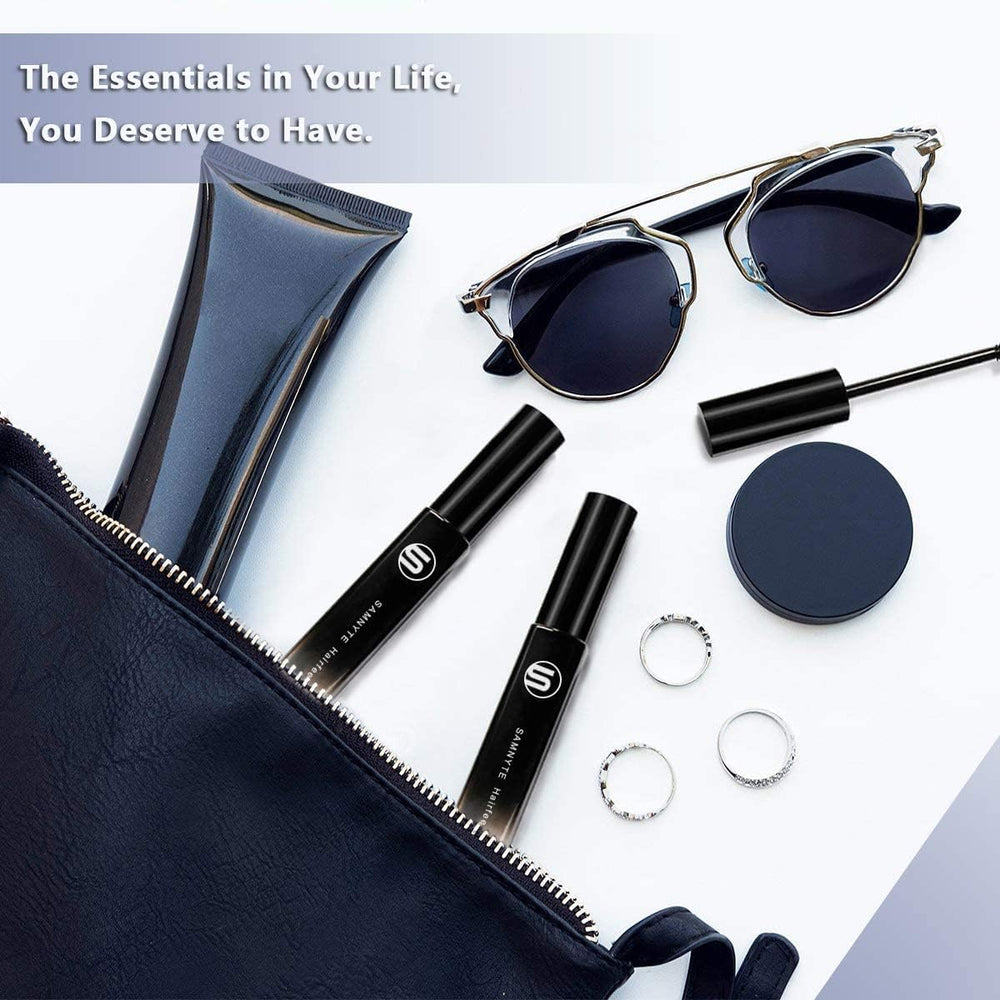 Compact Samnyte finishing stick fits in a purse for on-the-go touch-ups.