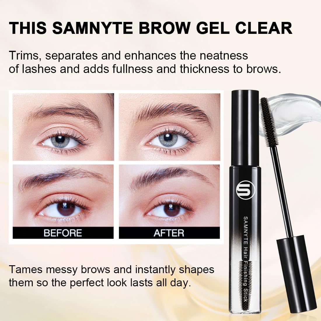 Samnyte Hair Finishing Stick rotate to prevent snagging