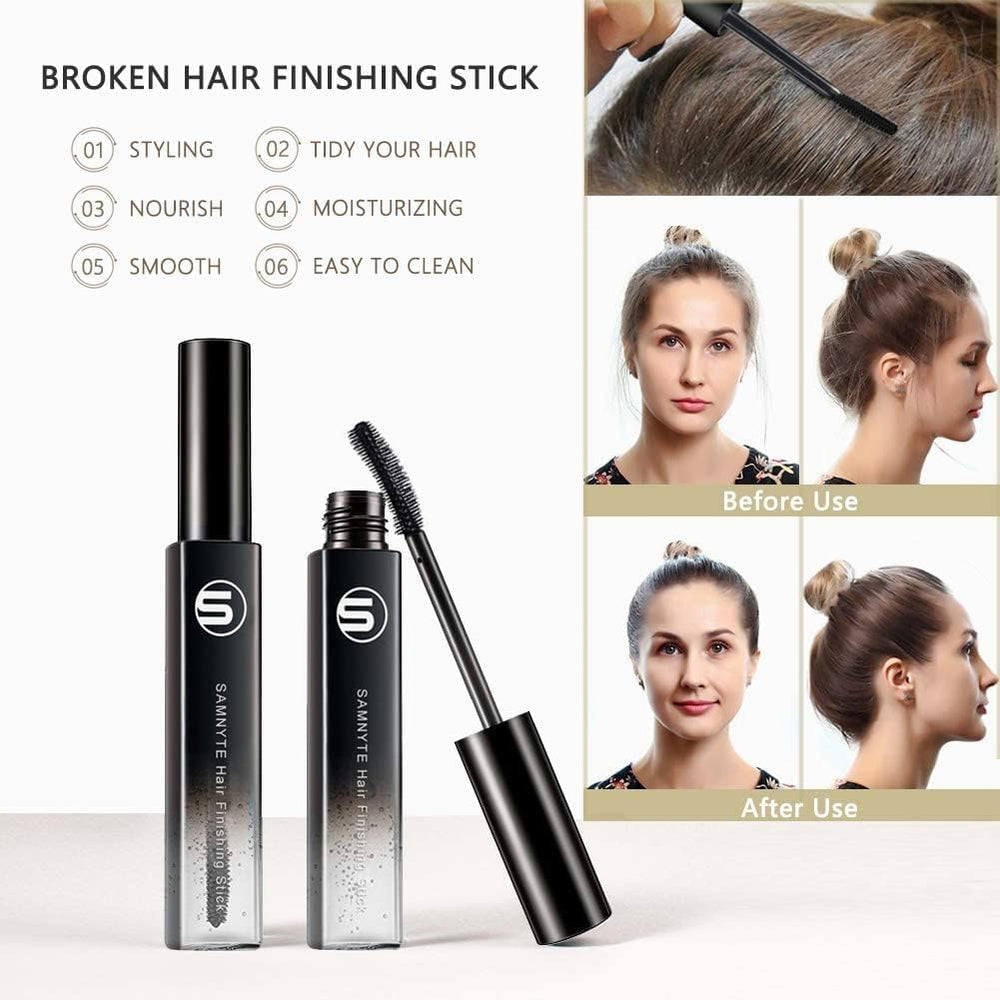 Samnyte Hair Finishing Stick transparent gel formula glides invisibly