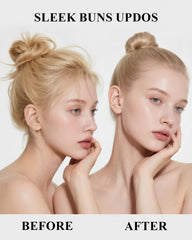 Samnyte Slick-Back Brush smoothing flyaways for a polished look.