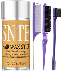 Samnyte slick back hair brush purple for smooth, frizz-free styling