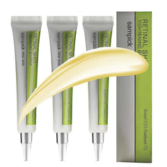 Sampick Retinal Renewal Night Booster bottle closeup for premium night-time hydration.