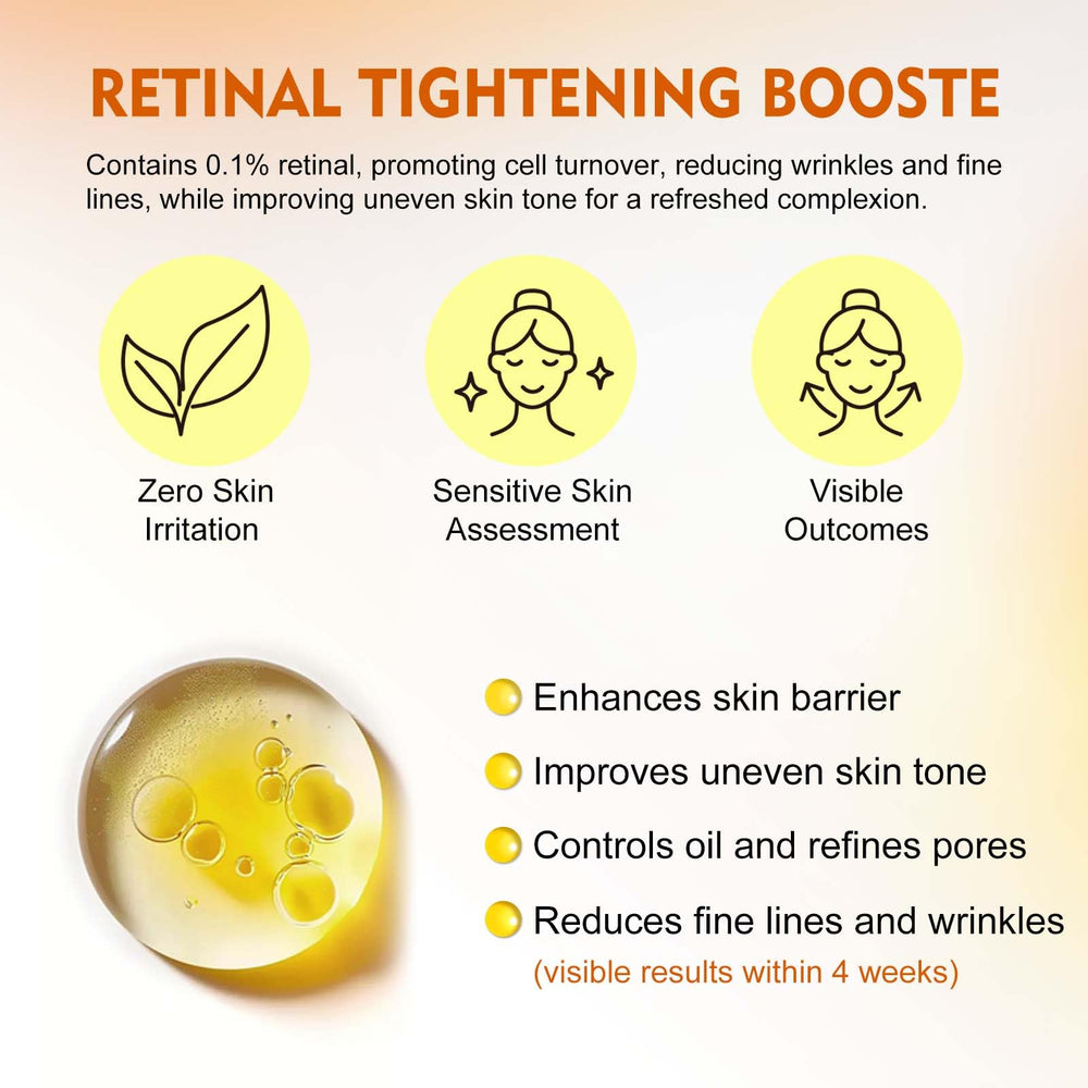 Sampick Retinal Renewal Night Booster in a night routine setting for calm care.