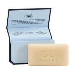 Barra con ingredientes naturales de San Francisco Soap Company Man Bar, cuidado suave diario.