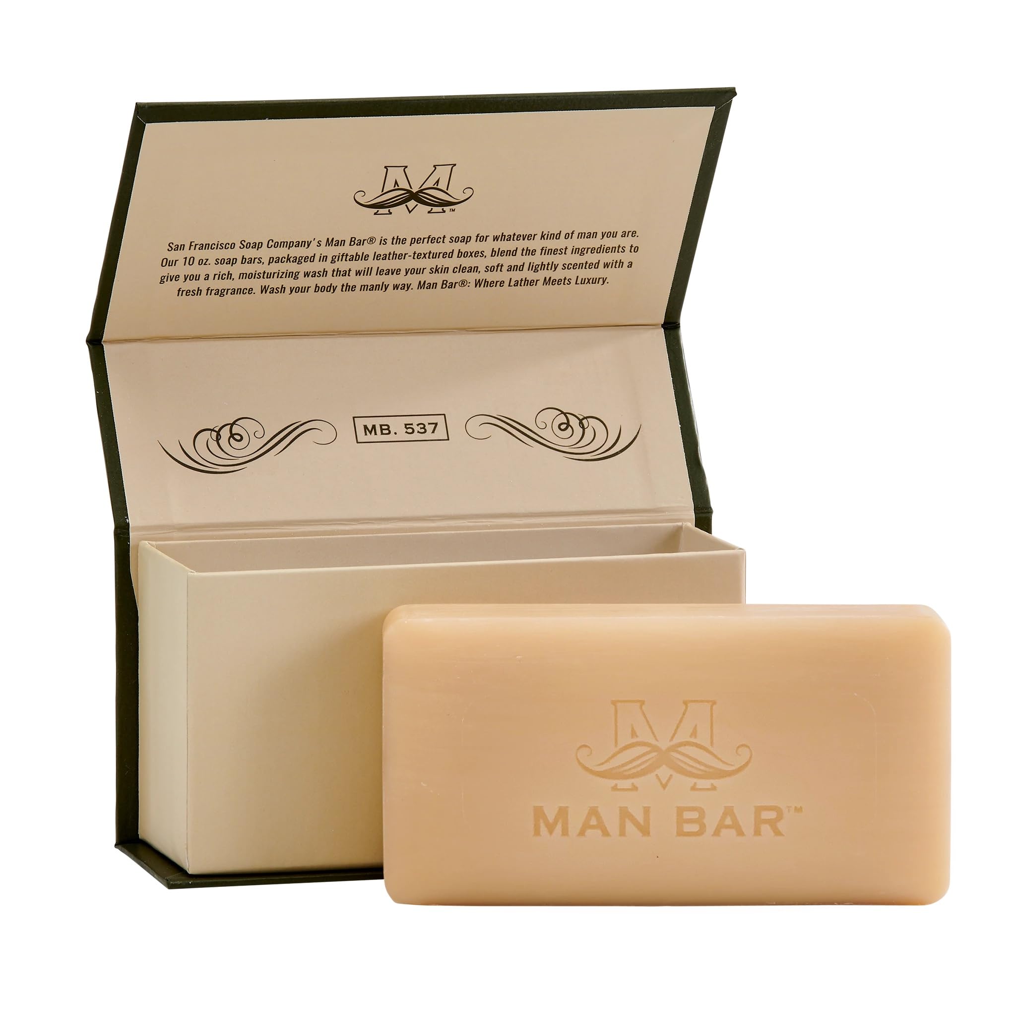 Textura nutritiva de la barra Bergamot y Cognac para piel