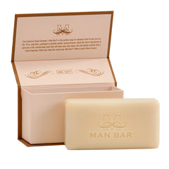 Textura cremosa de la barra de hombre San Francisco para piel suave.