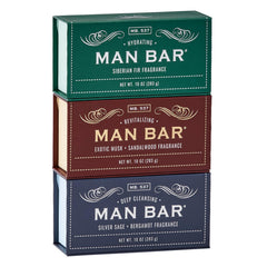 San Francisco Soap Company Man Bar with Silver Sage Bergamot for deep cleansing and refreshing skin.