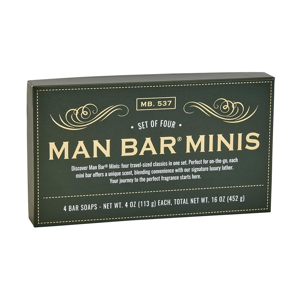 San Francisco Soap Company Minis para Hombre: cuatro barras para probar aromas.