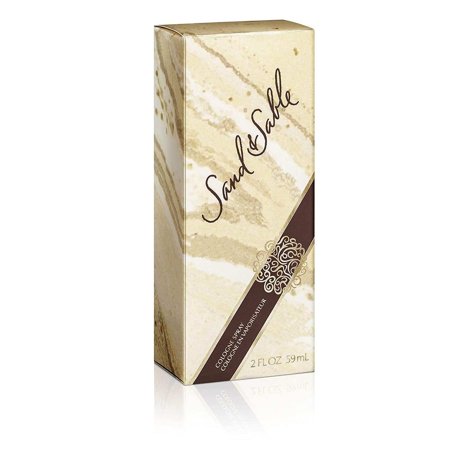 Sand & Sable cylinder bottle fits purse for on-the-go top-ups.