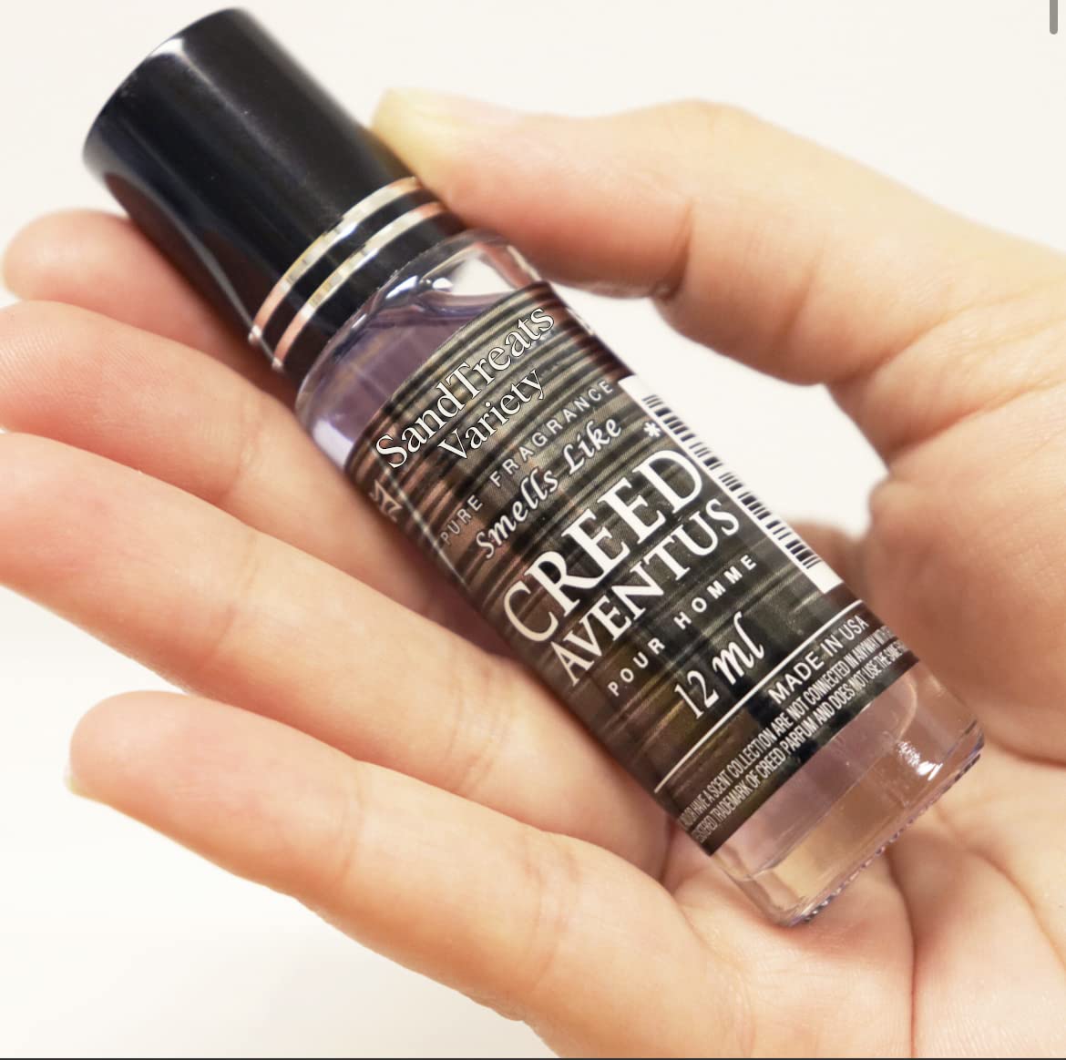 SandTreatsVariety Creed Aventus roll-on oil bottle with pineapple note for a bold scent.
