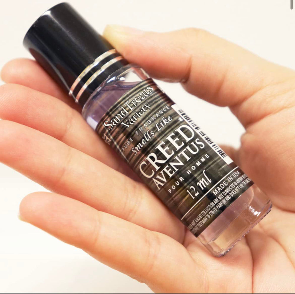 SandTreatsVariety Creed Aventus roll-on oil bottle with pineapple note for a bold scent.