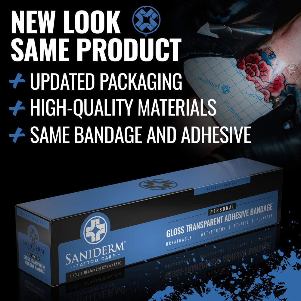 Saniderm Original bandage is sealed and sterile for safe healing.
