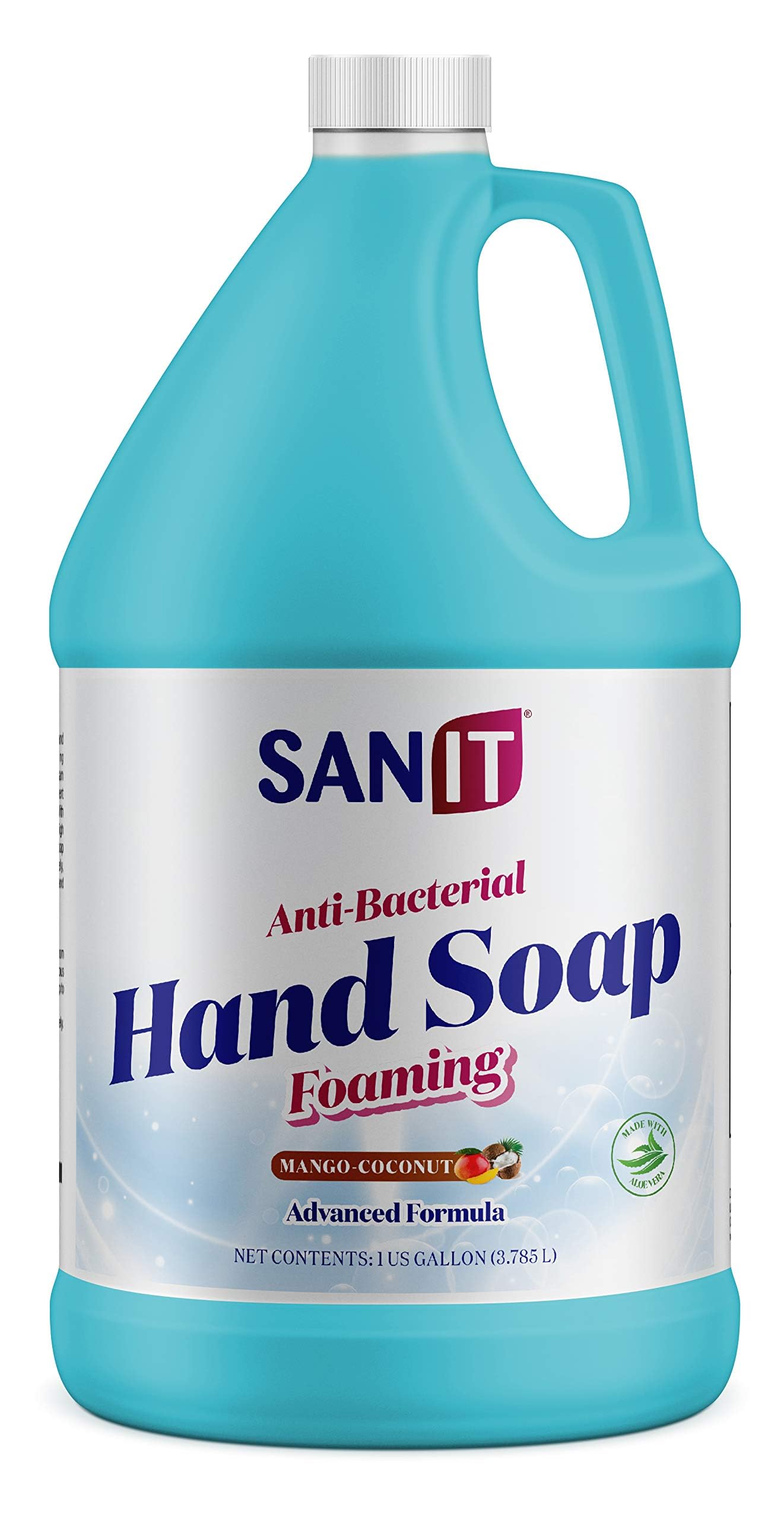 Sanit mango coconut foaming hand soap refill bottle for smooth cleansing