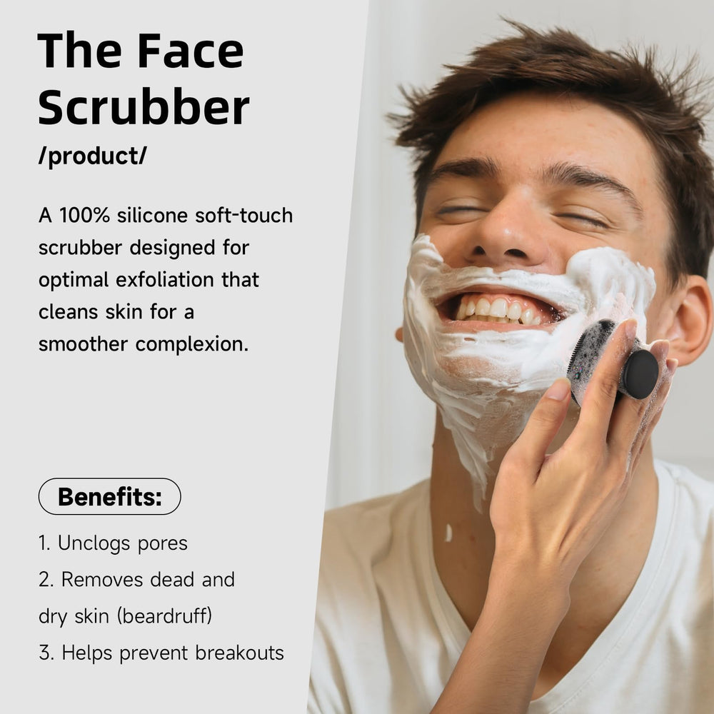 SANLESS square brush cleans nose and T-zone for deep cleansing