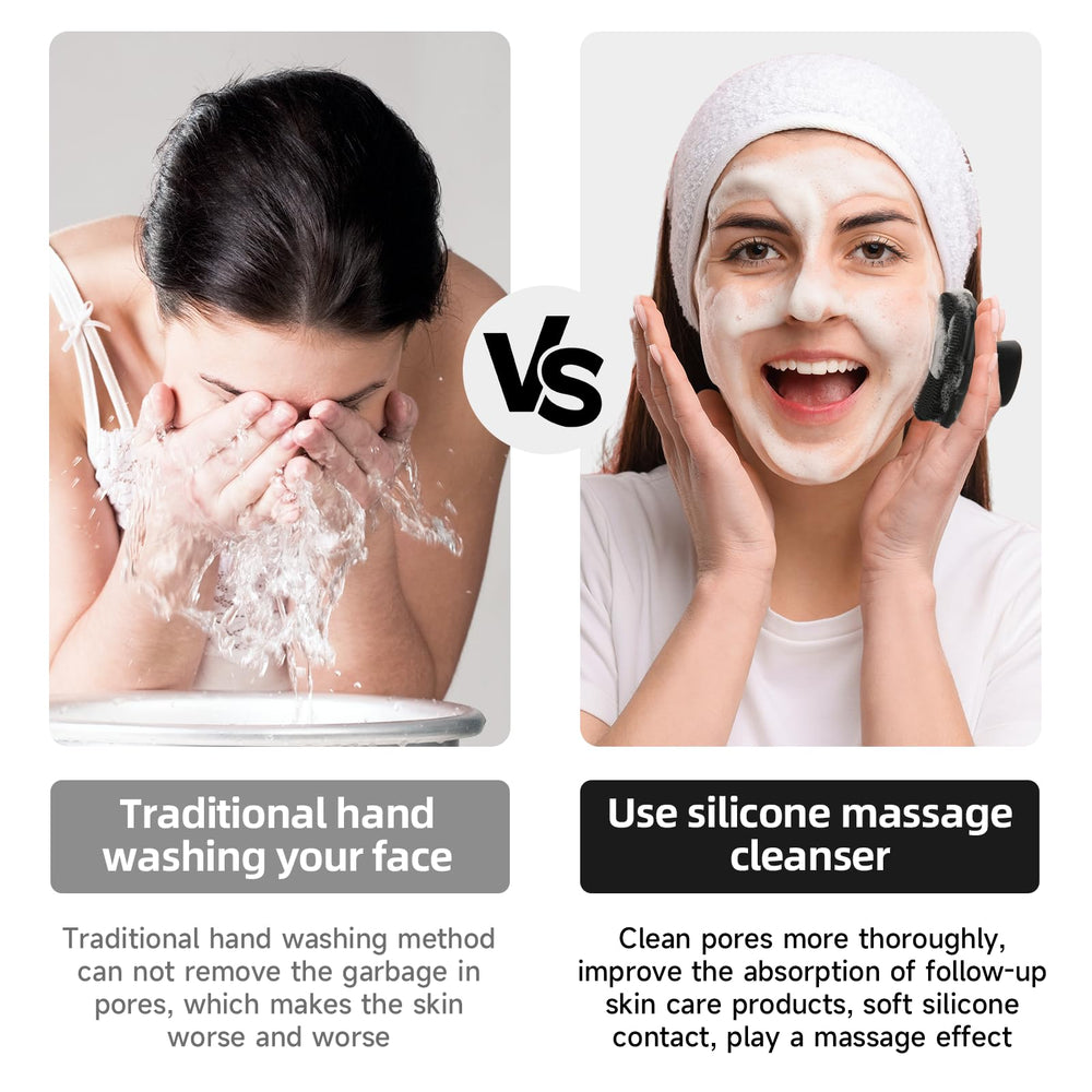 Portable SANLESS face scrubber ideal for travel and gym bags