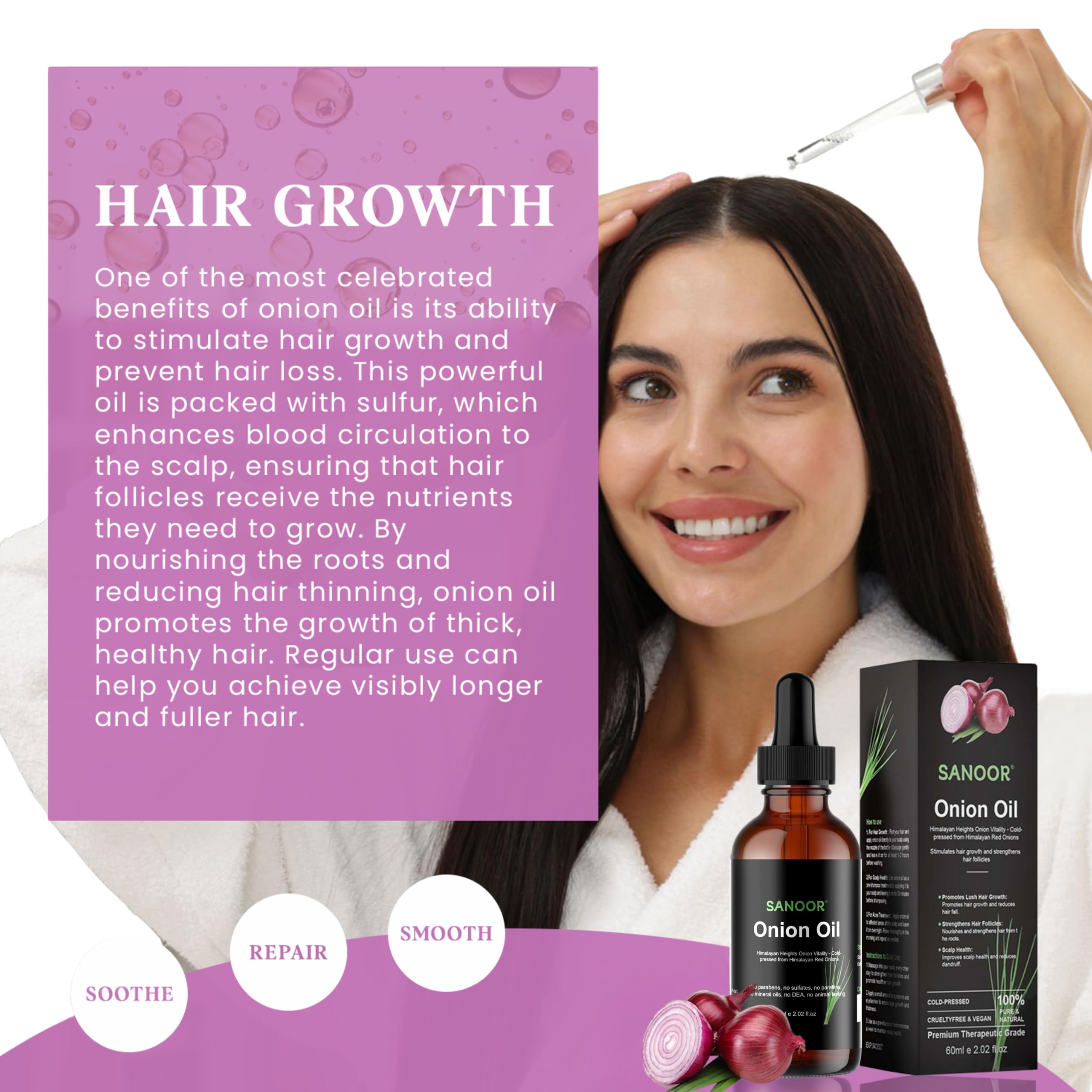 SANOOR Uso prelavado para preparar y nutrir el cabello.